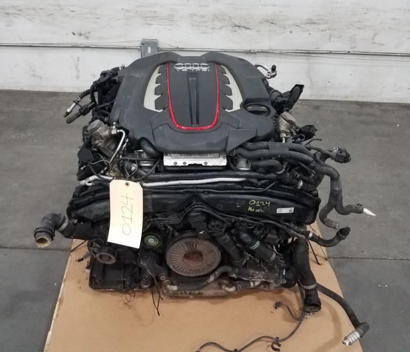 2015 Audi S6 C7 Quattro 4.0L TFSI TT V8 Engine Motor #0124 U2