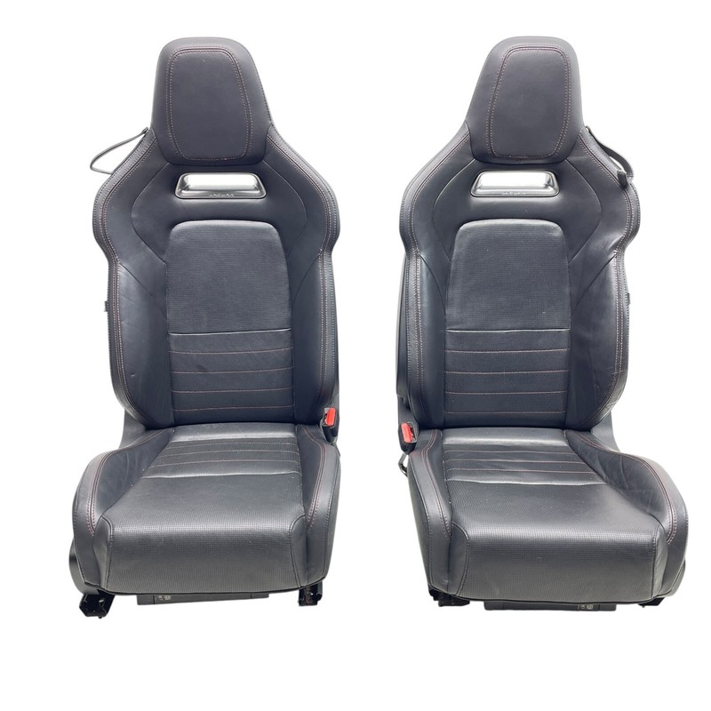 2017-2020 Jaguar F-type X152 Left Driver & Righ Passenger Black Leather Set Seat