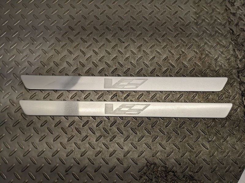 OEM Genuine Cadillac Alloy Door Sill Plates 2014-2019 CTS-V PAIR 1185831