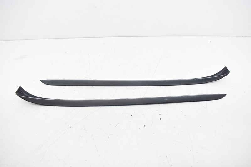2009 BMW E90 Front Left Right Windshield Trim Molding Set OEM Gray L0A52 KW85