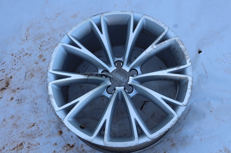 2012-2015 AUDI A7 WHEEL RIM R19 19X8.5 ET33 ALLOY SILVER ORIGINAL OEM