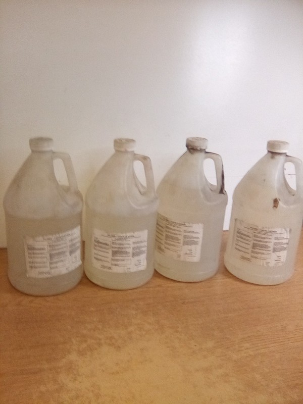 Lot Of 4 CMI PC-2354 1 Gallon Jugs Of Parts Cleaner "NOT FULL"