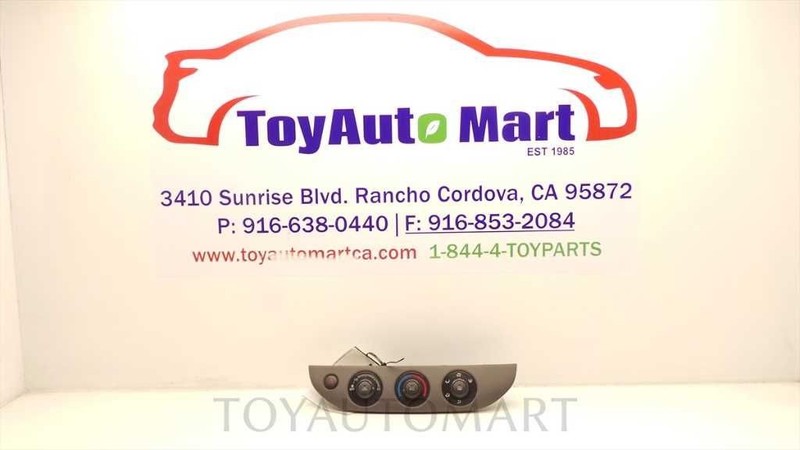Temperature Control Manual Rotary Control Knobs Le Fits 02-06 CAMRY 38373
