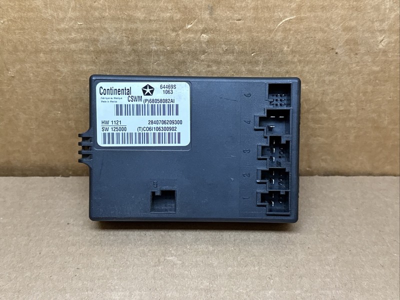 Chrysler Ram Front Driver Seat Heat Control Module P68058082AI 68058082AI