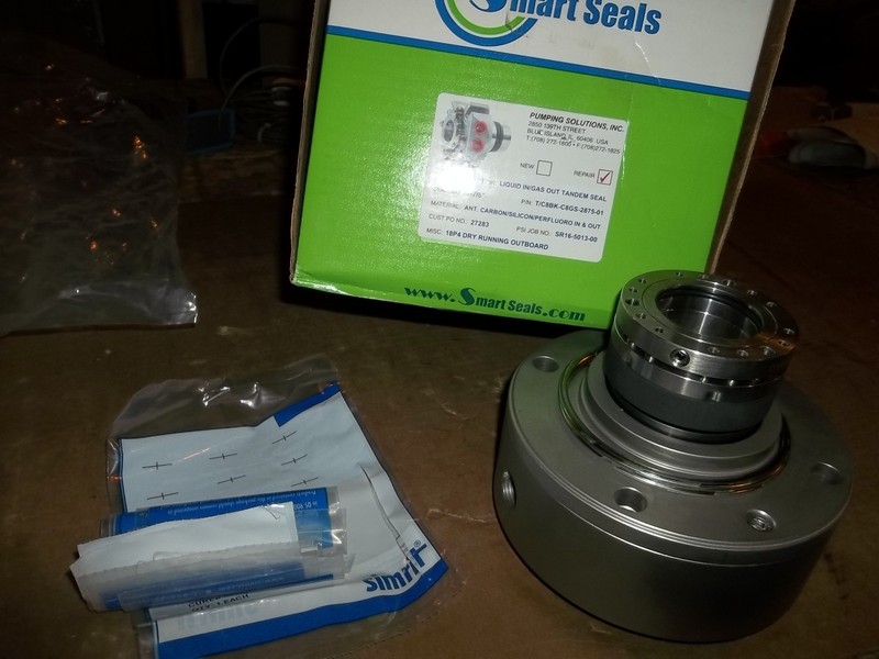 NEW Smart Seals Liquid In/Gas Out Tandem Seal T/C8BK-C8GS-2875-01 1-7/8"