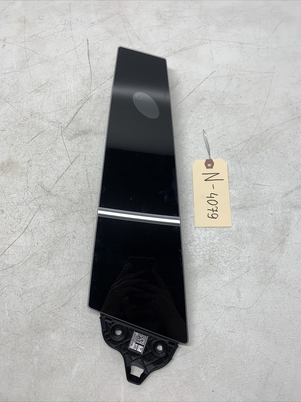 2018 Tesla Model 3 RH B Pillar Glass Applique Assembly w/ Camera OEM 4079 b57