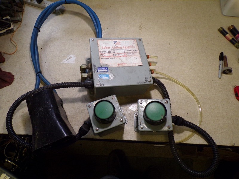 Labor Aiding Systems Air Supply Assy w/ Foot Pedal and Dual Green Switches
