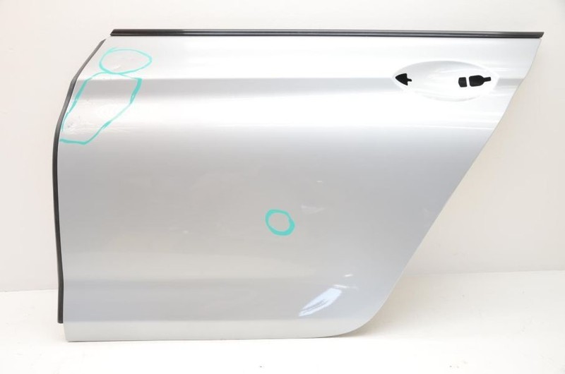 2013-2019 BMW 640I Gran Coupe Silver Driver Left Rear Door Shell Assembly