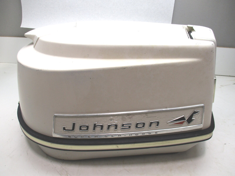 Johnson Super Sea-Horse 75 HP V4 Outboard Top Engine Cover Motor Cowl Hood 1960s