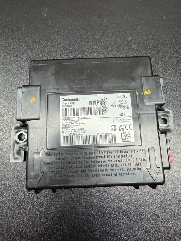 2017-2021 Maserati Quattroporte Ghibli Levante Passive Entry Remote Start ECU