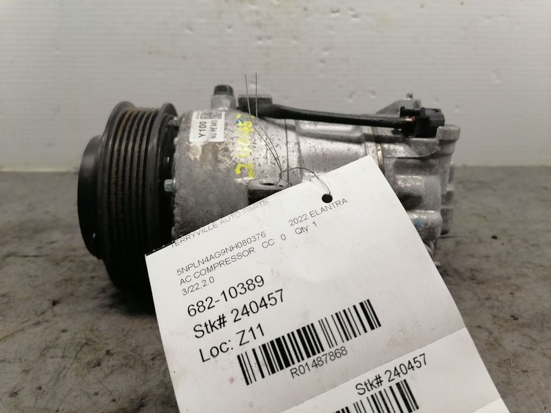 Air Conditioner AC Compressor Naturally Aspirated Fits 21-23 ELANTRA 1487868