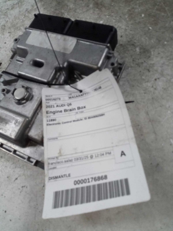 2021 AUDI Q5 Engine Control Module ECM OEM 80A906259H 37000 Miles Black