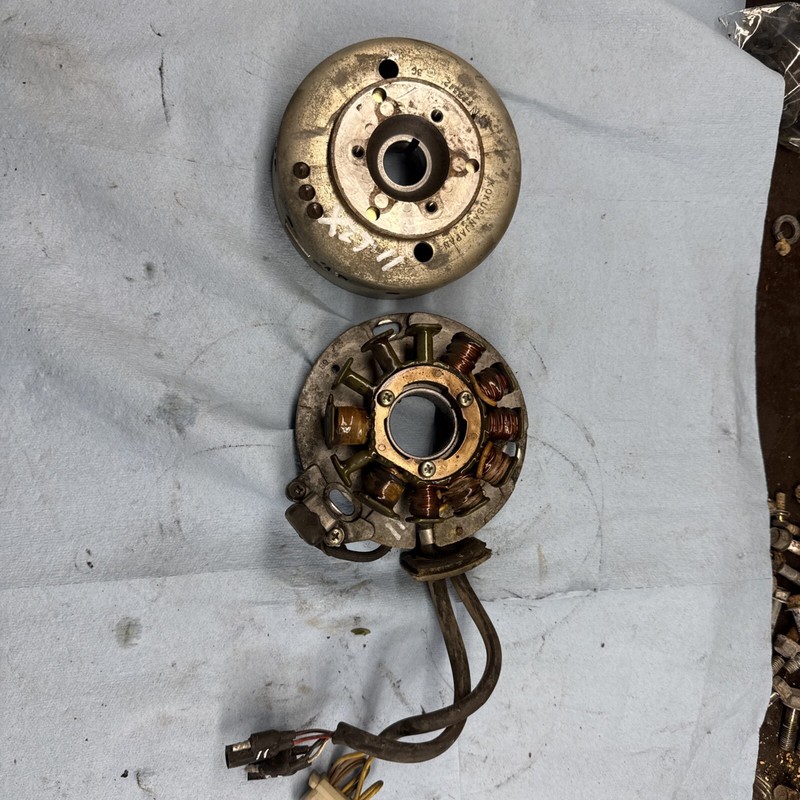 1993 - 1996 POLARIS Xlt Xcr 580 600 motor Stator Magneto Flywheel Good Set # 11