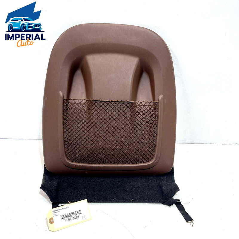 17-19 AUDI Q7 PREMIUM PLUS FRONT LEFT DRIVER SIDE SEAT BACK PANEL COVER TRIM OEM