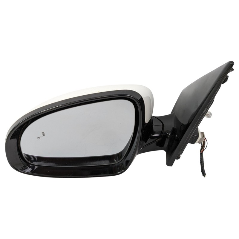 20-22 Kia Sportage Side View Mirror Driver Left W/ Blind Spot Turn Signal White