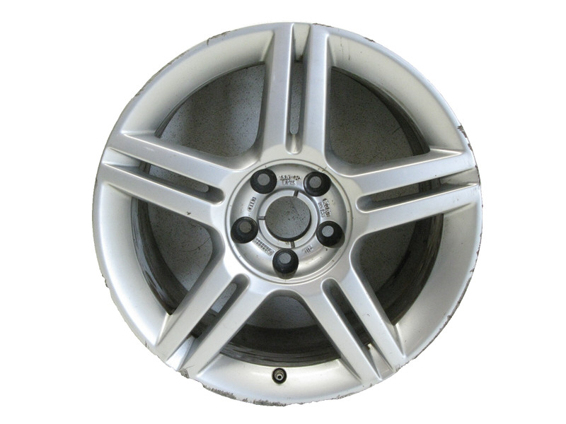 04-09 AUDI B7 A4 RIM WHEEL 5 DOUBLE SPOKE OEM 7.5 17" ET 45 8E0601025 101221 2