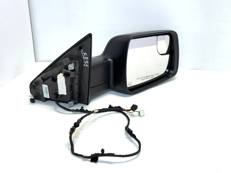 ✅ 2019-2025 RAM 1500 5th Gen OUTSIDE REAR-VIEW MIRROR RIGHT PASS SIDE BLACK OEM