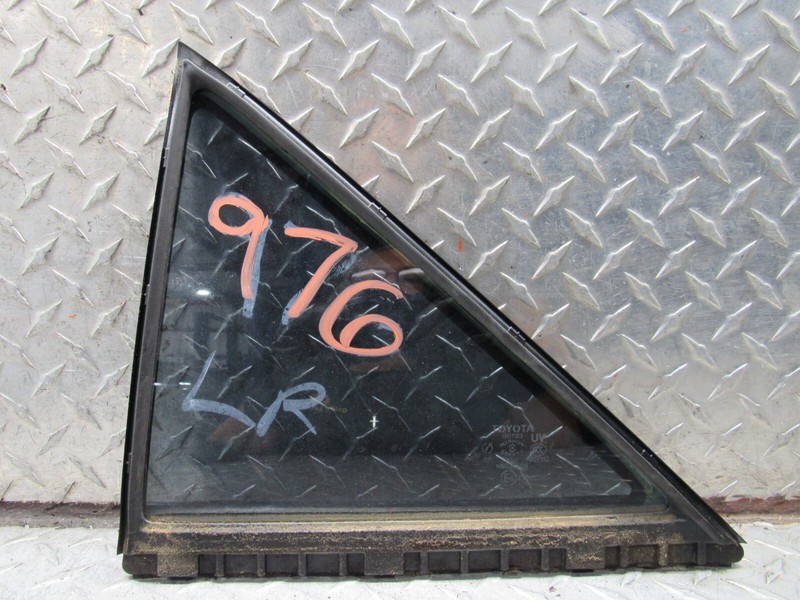 02 03 04 05 06 TOYOYA CAMRY LEFT DRIVER REAR DOOR VENT GLASS W/O ULTRAVIOLET