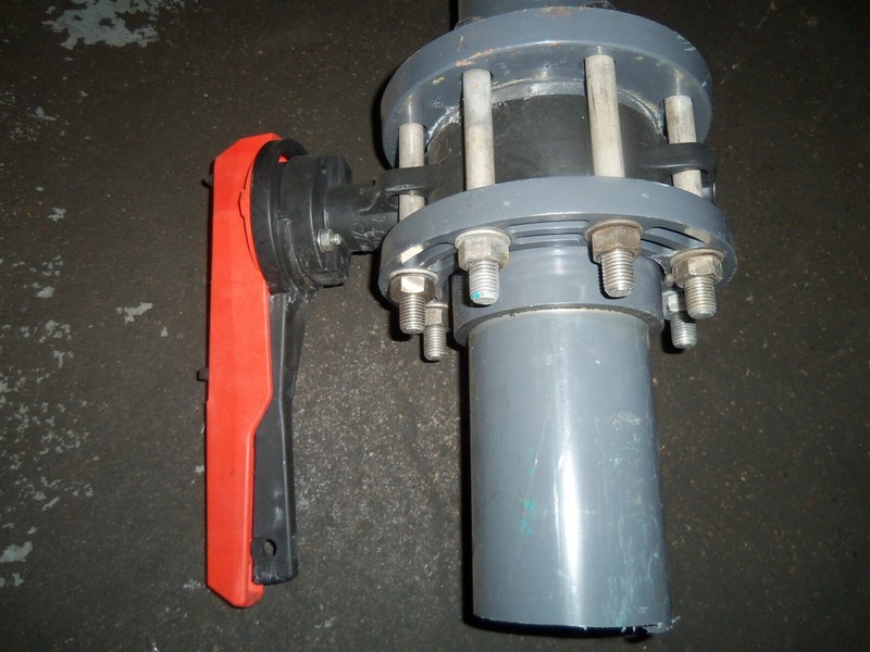 Georg Fischer +GF+ DN100 PN10 Butterfly Valve Assembly "C" *FREE SHIPPING*
