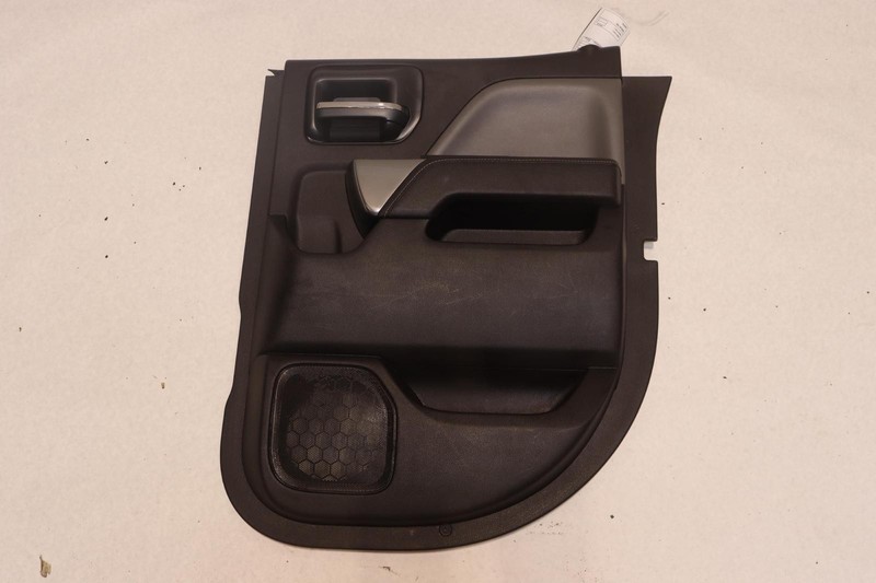 2016-2019 CHEVY SILVERADO 1500 DOUBLE CAB REAR RIGHT DOOR PANEL TRIM GRAY OEM