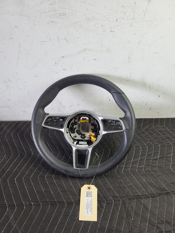 PORSCHE BOXSTER 718 2.0L RWD Steering Wheel USED OEM 9P1419091 LJA34