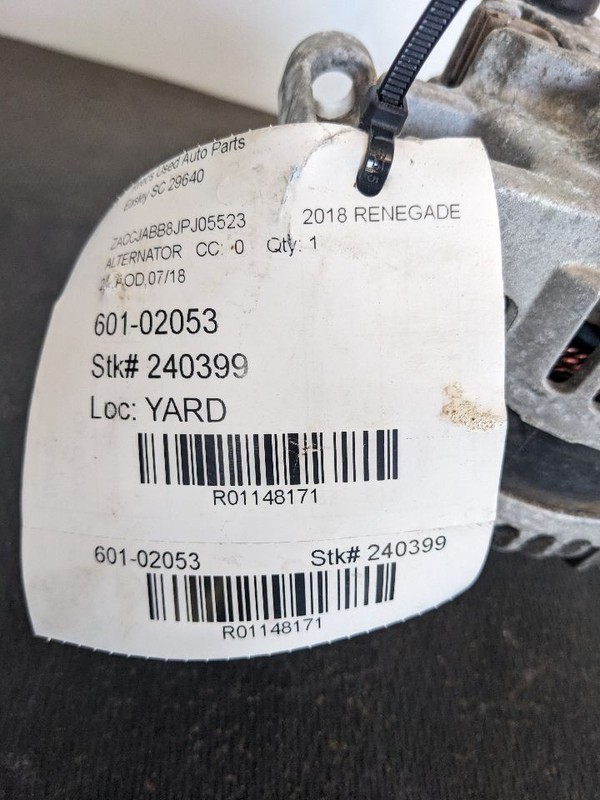 Alternator Fits 15-22 PROMASTER CITY 1148171