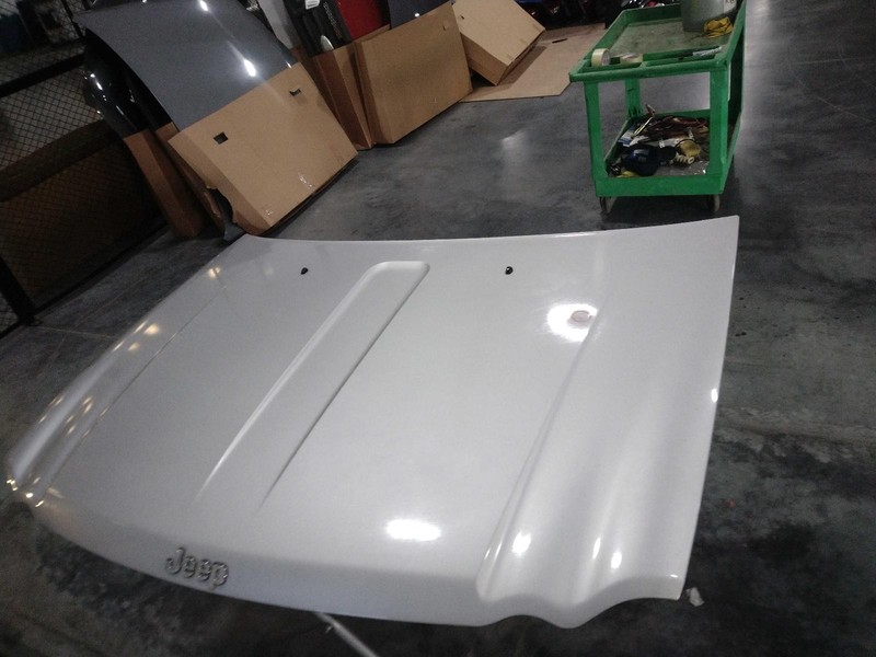 2010 Jeep Grand Cherokee Silver Hood Panel OEM Small Dent 4DR SUV 55394496AD