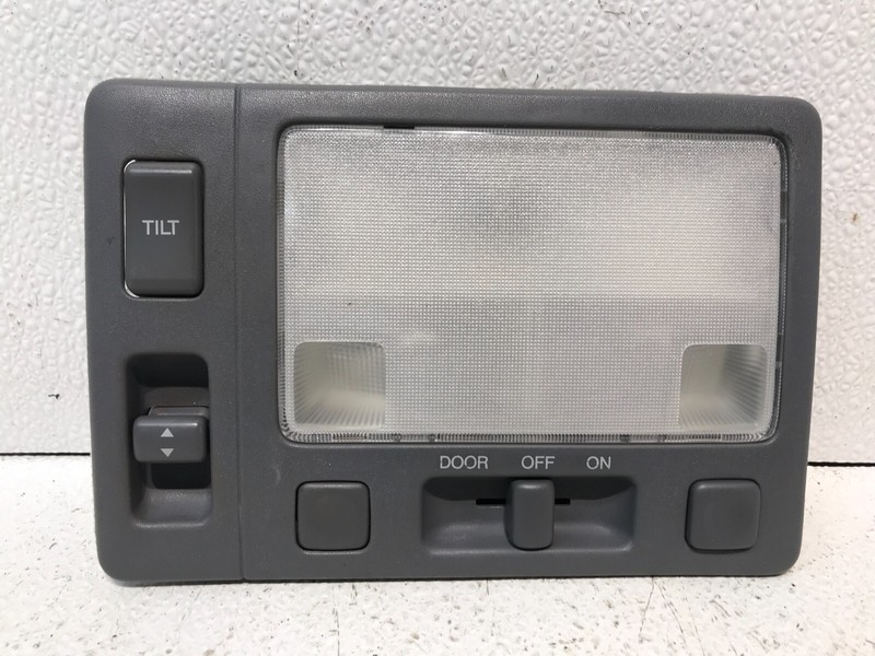95-97 LS400 Front Overhead Roof Dome Reading Light Lamp Sunroof Switch OEM Gray