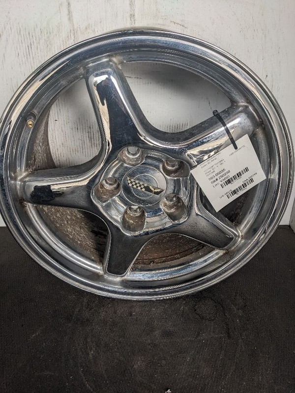 Wheel 17x9-1/2 Rear 5 Spoke Silver Fits 94-96 CORVETTE 1179342