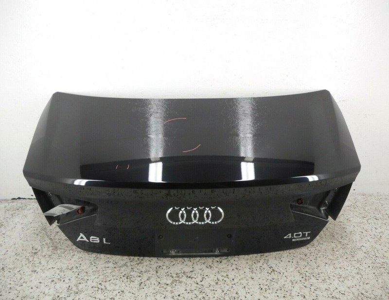 11-14 Audi A8 Quattro Trunk Deck Lid OEM Black LZ9Y