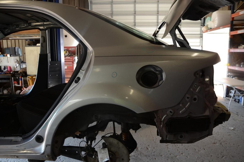 03-08 Mazda Speed6 2.3L Driver Left Rear Quarter Panel Assembly