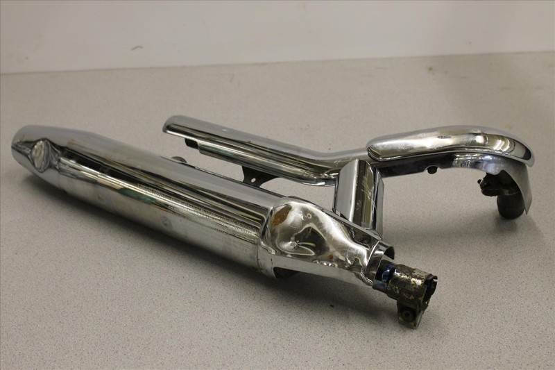 03 YAMAHA XVS 65 V STAR EXHAUST MUFFLER SILENCER HEADERS #2 OEM XVS65