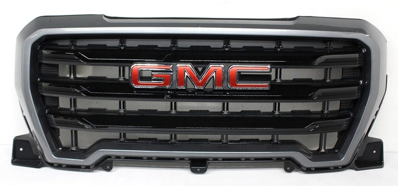 OEM Grille For GMC Sierra 1500 Elevation Quicksilver (GAN, WA636R) 84508258
