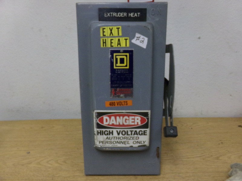 Square D Safety Switch H362 Series E Single Throw Fusible Enclosure Type 1