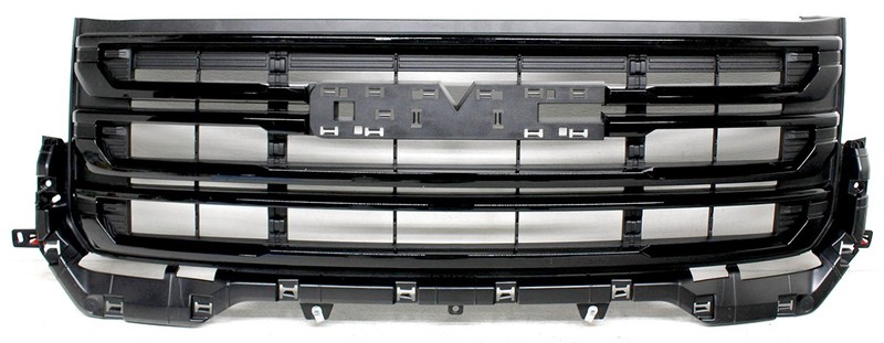 OEM Grille For 2021-2023 GMC Acadia SLE 84849515 Gloss Black with Red Emblem