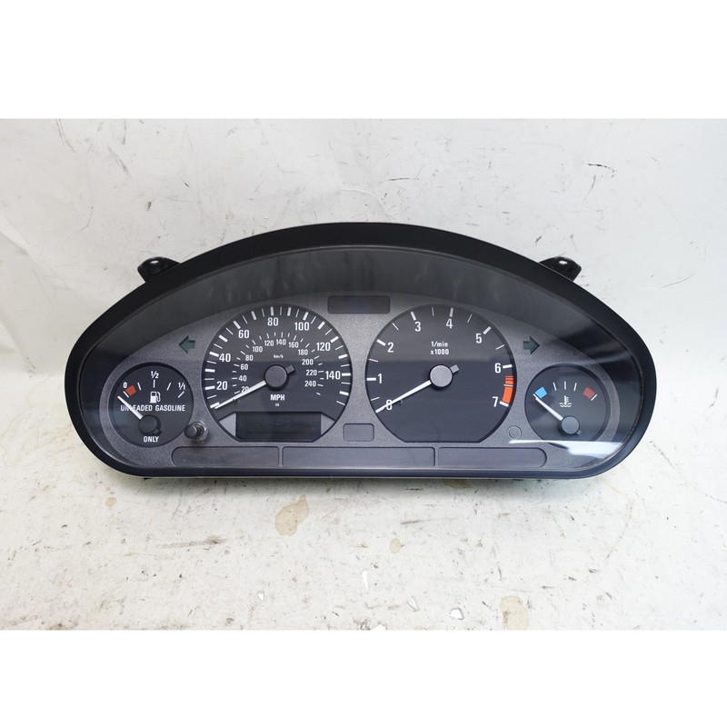 96-98 BMW Z3 1.9 M44 4-Cylinder Instrument Cluster Speedometer Tachometer OEM