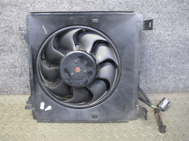 1997-2004 PORSCHE BOXSTER 986 FRONT RADIATOR COOLING FAN MOTOR W/ SHROUD ASSY