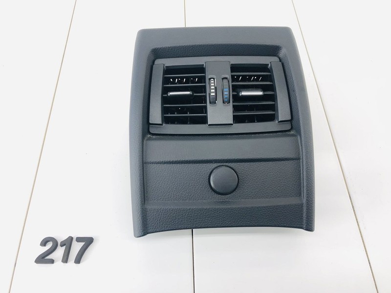 13-18 BMW 320I F30 REAR CENTER CONSOLE AIR VENT GRILLE COVER TRIM OEM