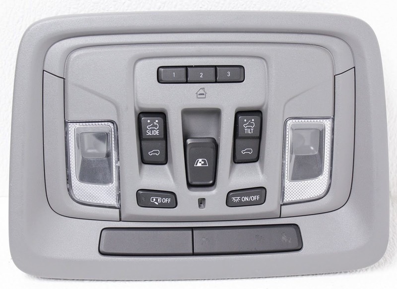 OEM Roof Mounted Overhead Console for GMC Sierra 84815876, Surface Marks
