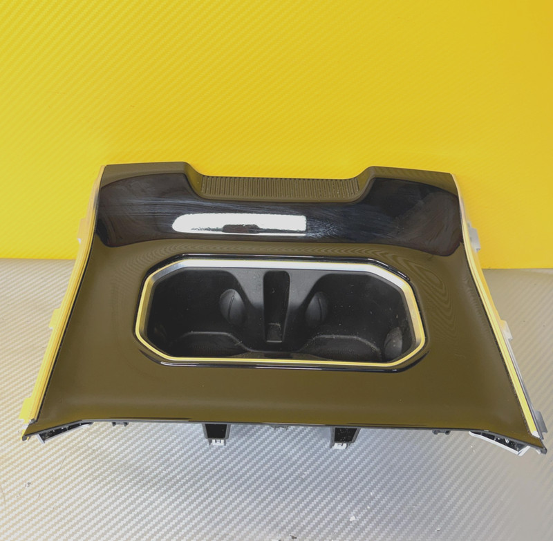 2022-2025 JEEP GRAND WAGONEER REAR CONSOLE CUP HOLDER GLOSS BLACK OEM