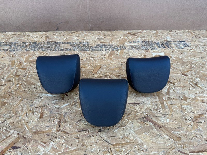KIA STINGER 2018-2023 OEM REAR LEFT RIGHT MIDDLE SEAT HEADREST SET (BLACK)
