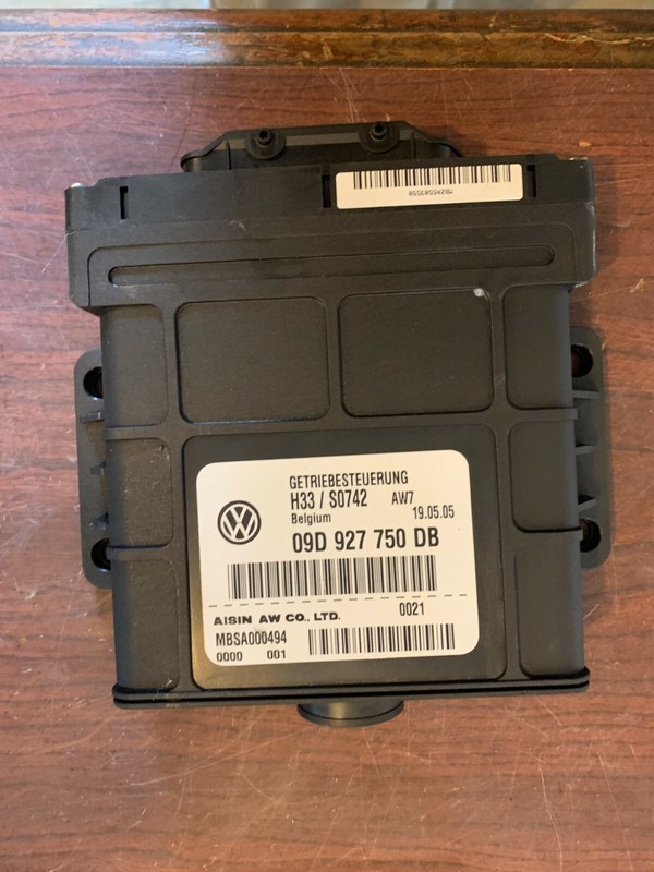 06-07 VOLKSWAGEN VW TOUAREG TRANSMISSION TCU CONTROL MODULE COMPUTER 09D927750DB