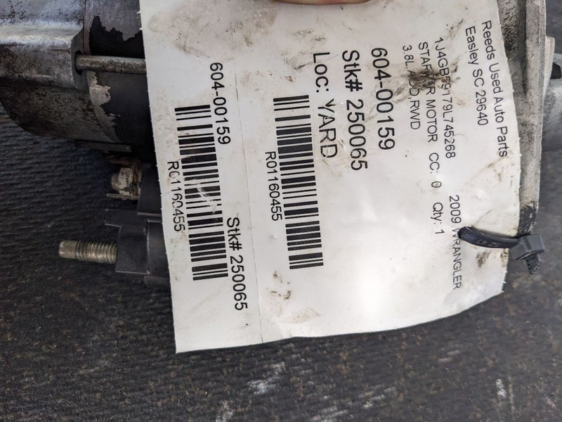 Starter Motor Fits 09-11 WRANGLER 1160455