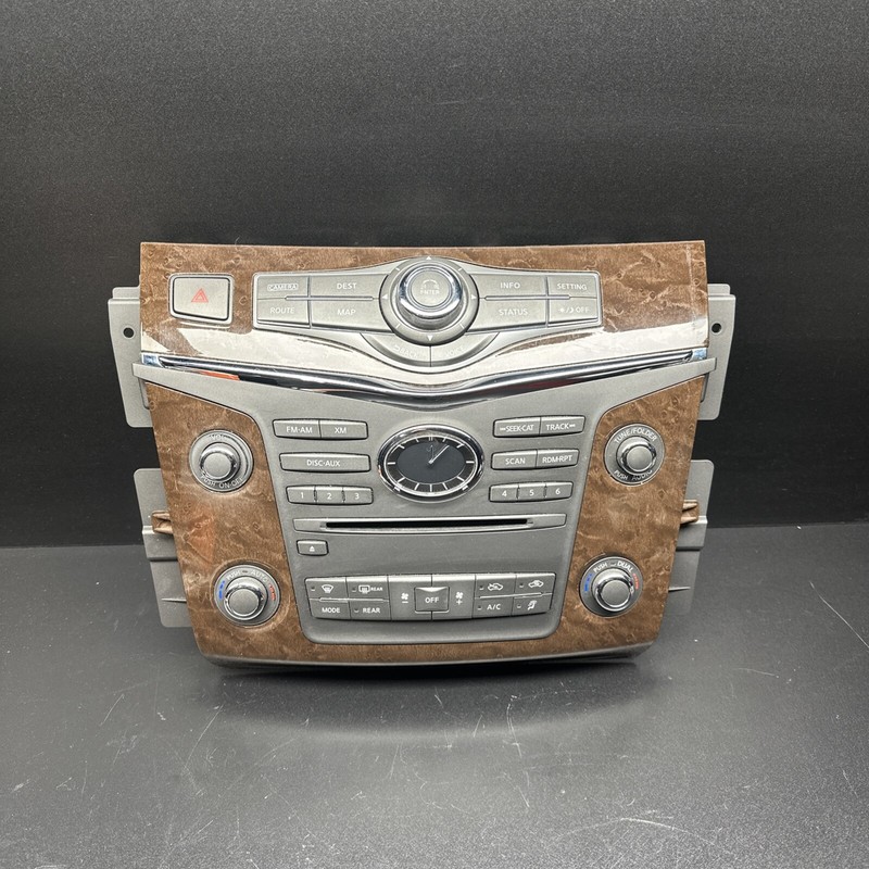 2011 - 2017 Infiniti QX56 QX80 Center Dash ClimateAudio Radio Control Unit OEM