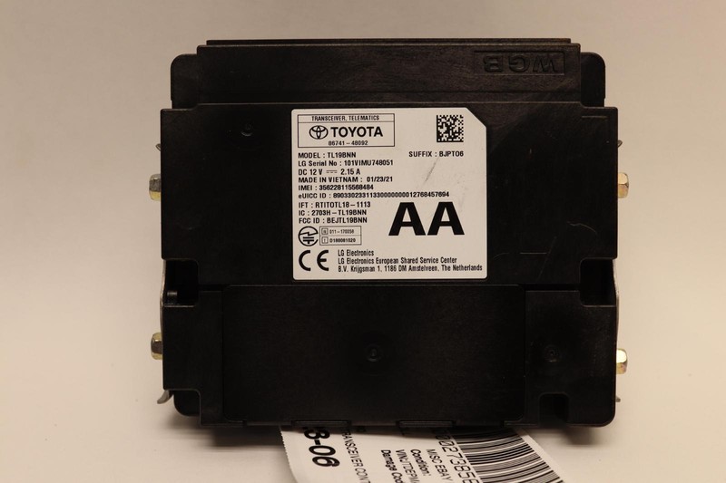 2021-2022 TOYOTA COROLLA TRANSCEIVER TELEMATICS COMPUTER CONTROL MODULE UNIT OEM