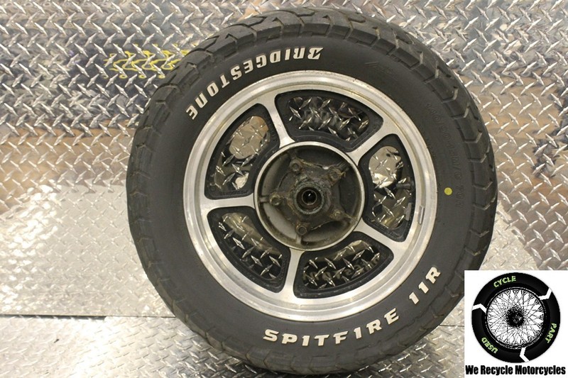 1987 HONDA VT 700 SHADOW REAR WHEEL RIM TIRE OEM VT700 87
