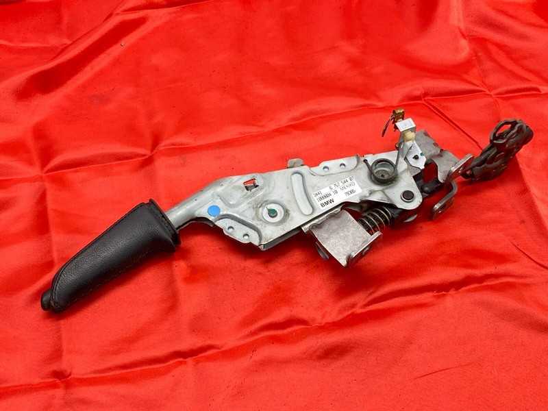 03-08 BMW E85 E86 Z4 Parking Emergency Handbrake Lever Leather Assembly 69K OEM✅