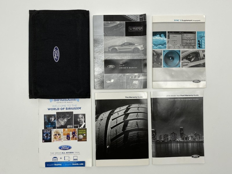 Owners Manual 2016 Ford Mustang 82071