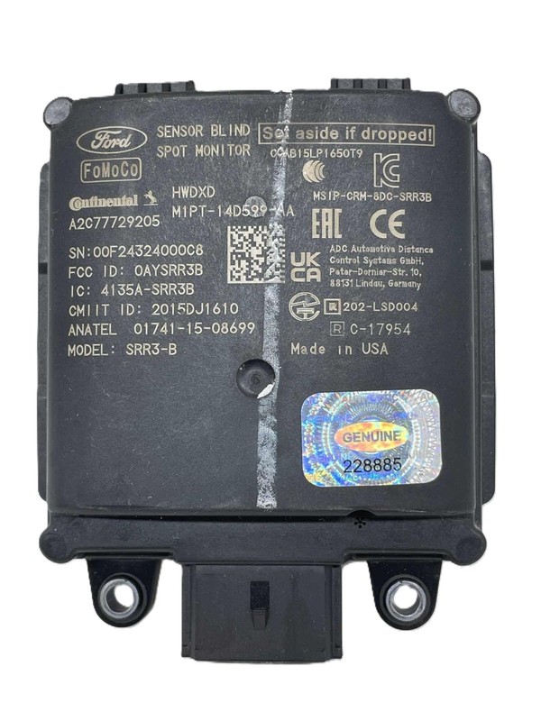 2024 Ford Bronco Sport Lh Driver Side Blind Spot Radar Sensor M1PT-14D599-AA OEM