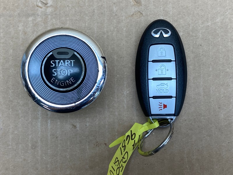 2016-2017 INFINITI Q50 KEY FOB REMOTE START STOP SWITCH SET OEM LOT692